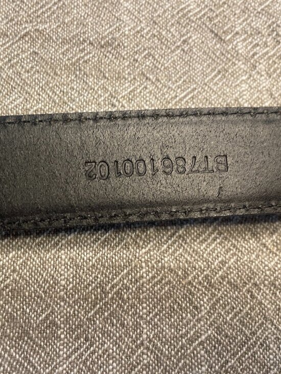 Fossil Women\'s Black Leather with Metal Detail Belt Medium Western! main image 5
